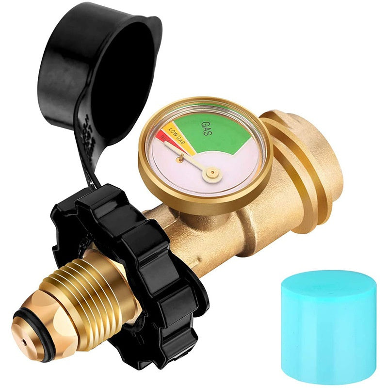 American QCC With Pressure Gauge Adapter