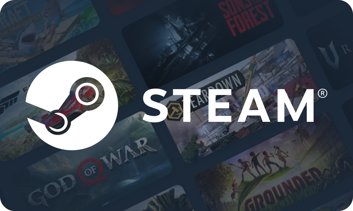 Steam-Geschenkkarte (5-100 ALLE WÄHRUNGEN UNTERSTÜTZT)