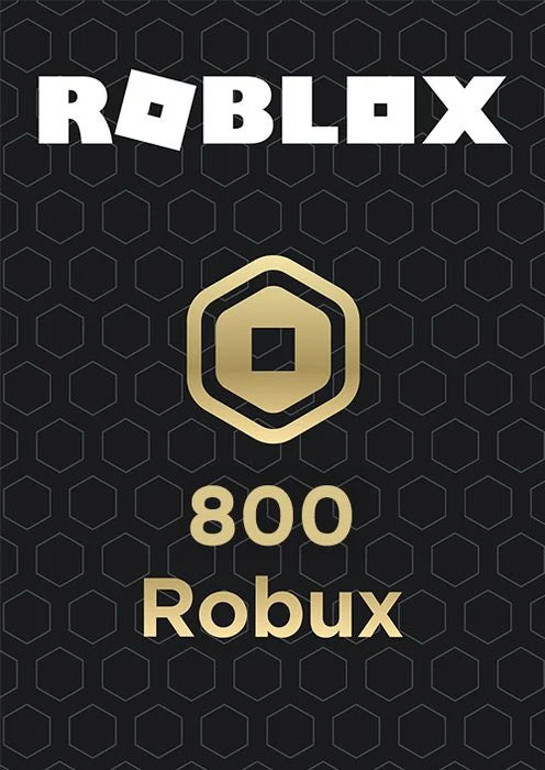 800 Robux Roblox Gift Cards